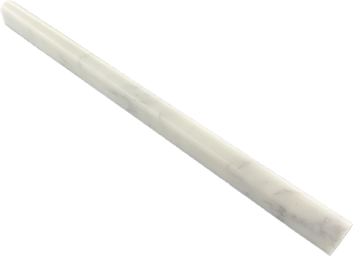 CARRARA PENCIL BORDER HONED 305