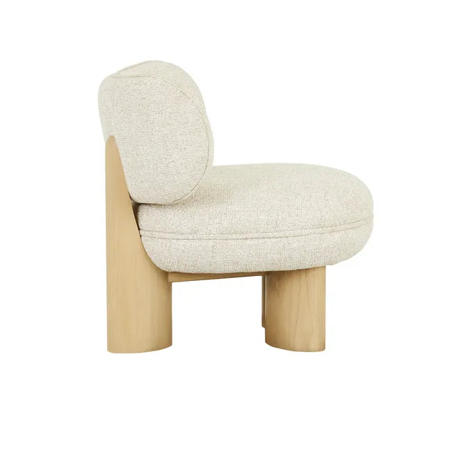 Arturo Timber Leg Occasional Chair - Field - Natural Mindi