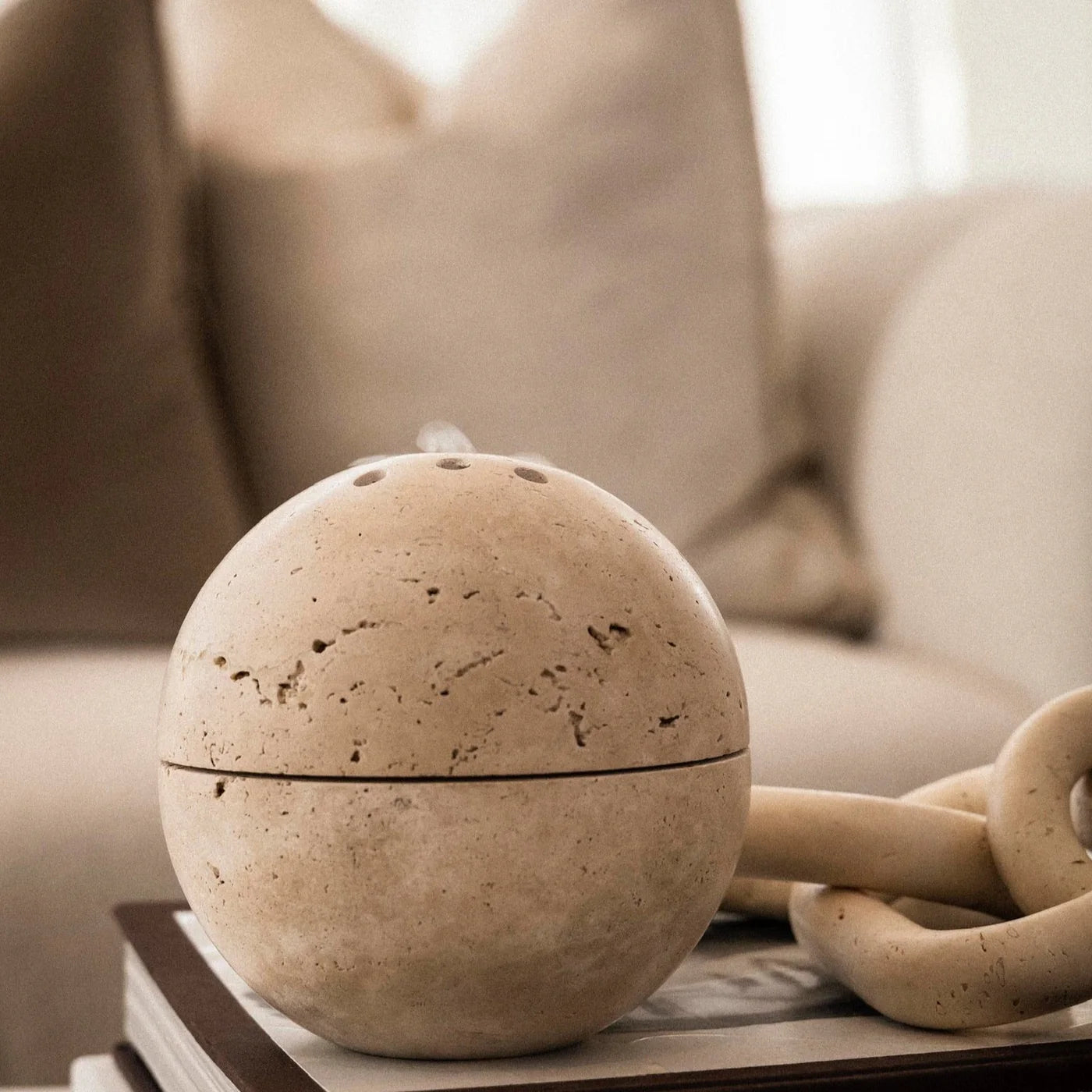 LUMINOUS SPHERE INCENSE BURNER