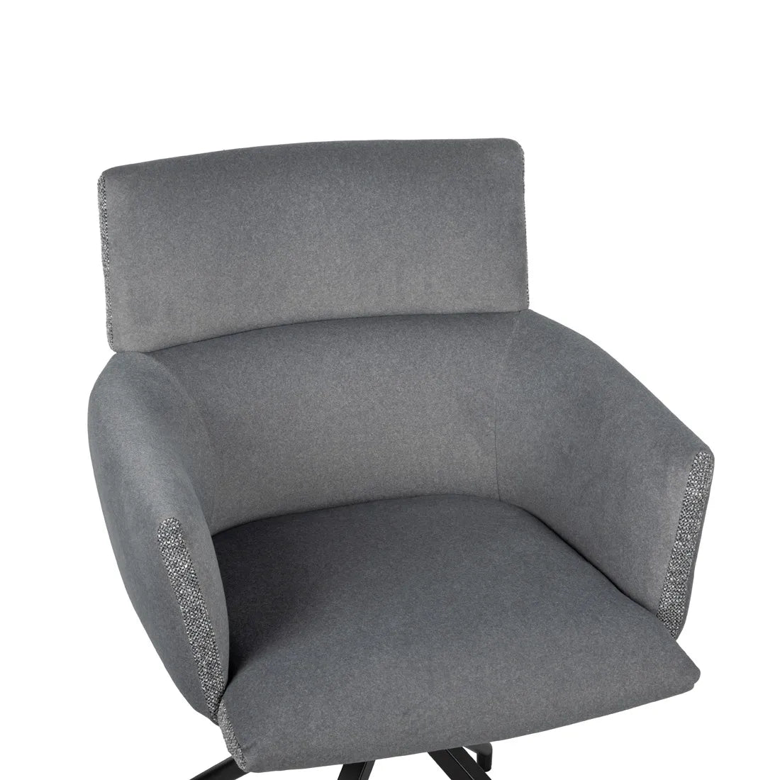 Kellan Swivel Base Chair - Shadow - Matt Black