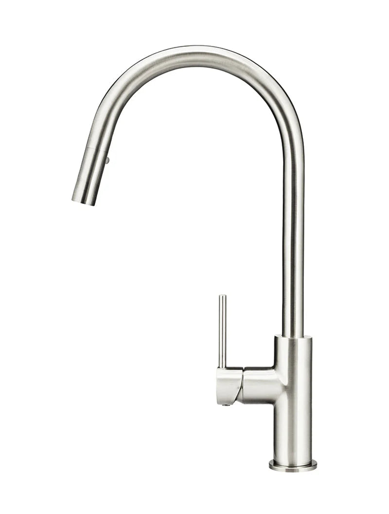 MEIR ROUND PICCOLA PULL OUT KITCHEN MIXER TAP