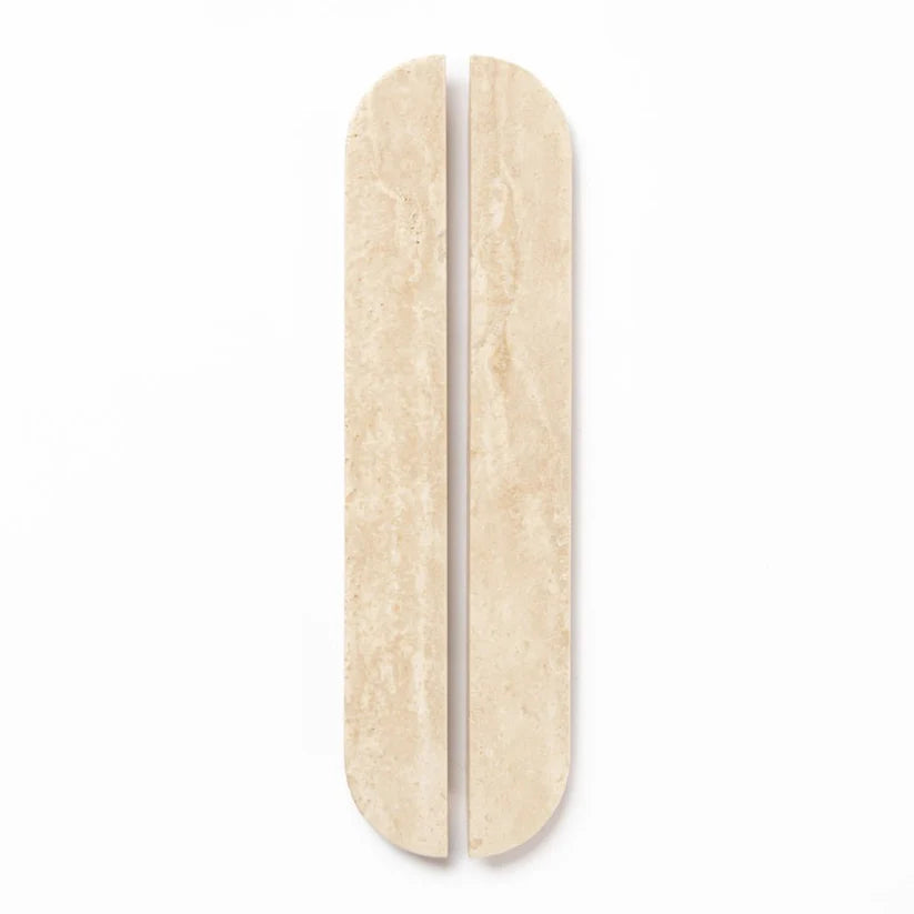 MARBLE HANDLE TRAVERTINE