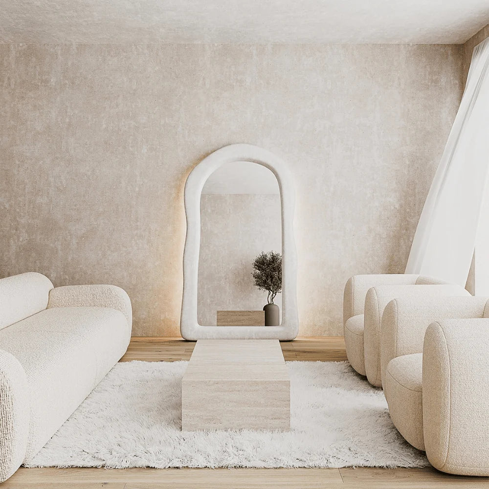 Amara | White Arch Mirror