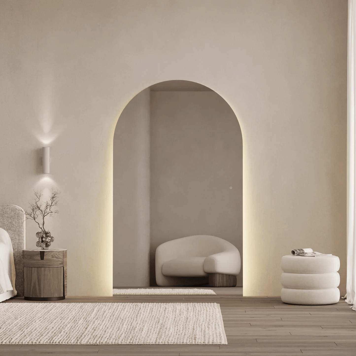 Arlo | LED Arch Mirror
