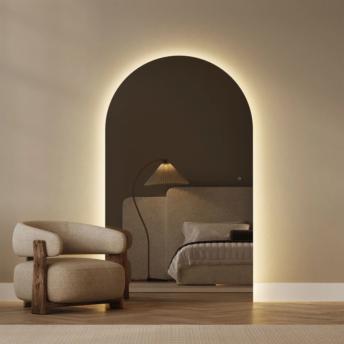 Arlo | LED Arch Mirror