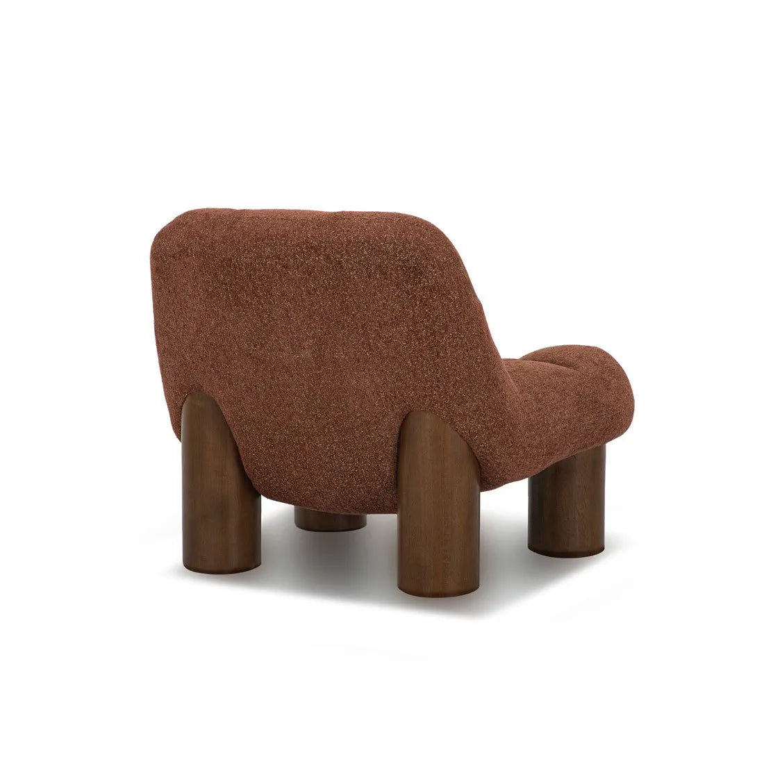 Camino Mila Occasional Chair - Merlot - Walnut Stained