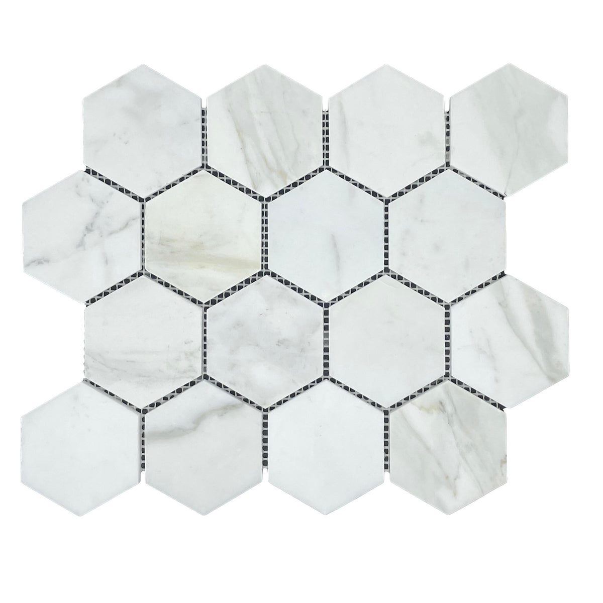 HEXAGON CALACATTA HONED