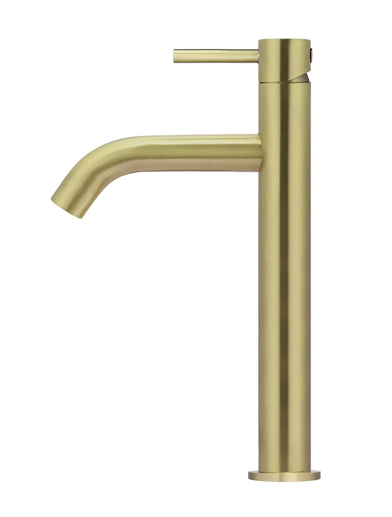MEIR PICCOLA TALL BASIN MIXER TAP WITH 130MM SPOUT