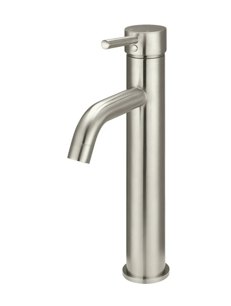 MEIR ROUND TALL CURVED BASIN MIXER