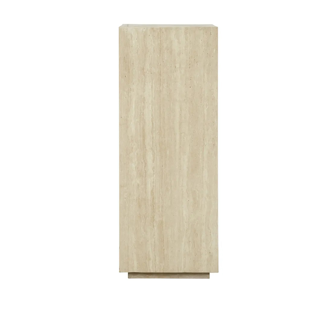 Tall Plinth - Natural Travertine