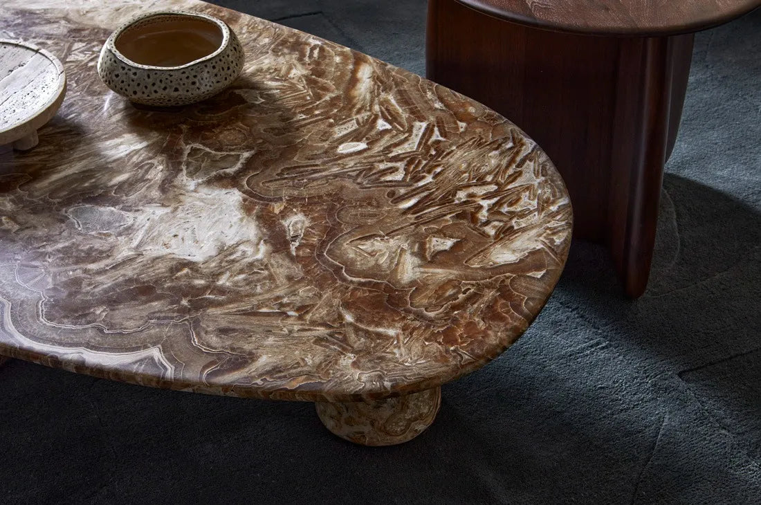 Puddle Coffee Table - Espresso Onyx