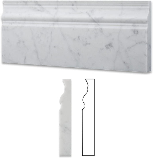 Skirting Carrara Honed 120