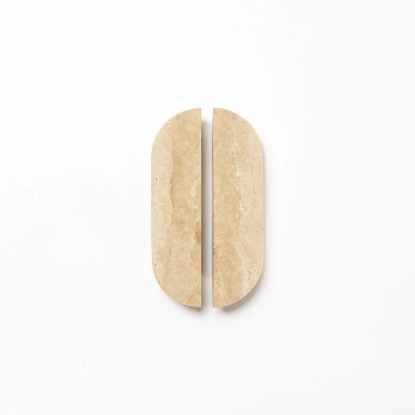 MARBLE HANDLE TRAVERTINE