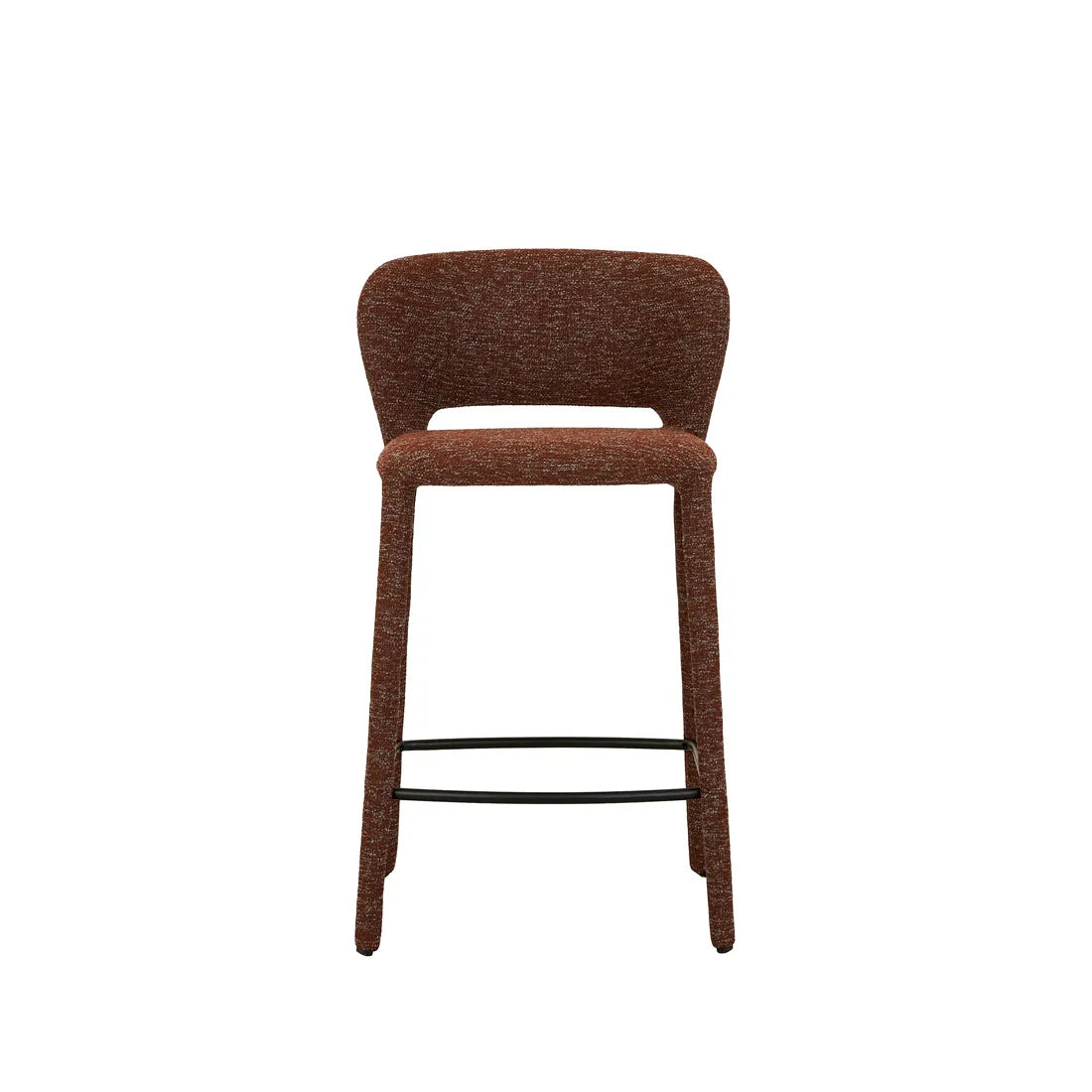 Pila Barstool - Russet - Matt Black