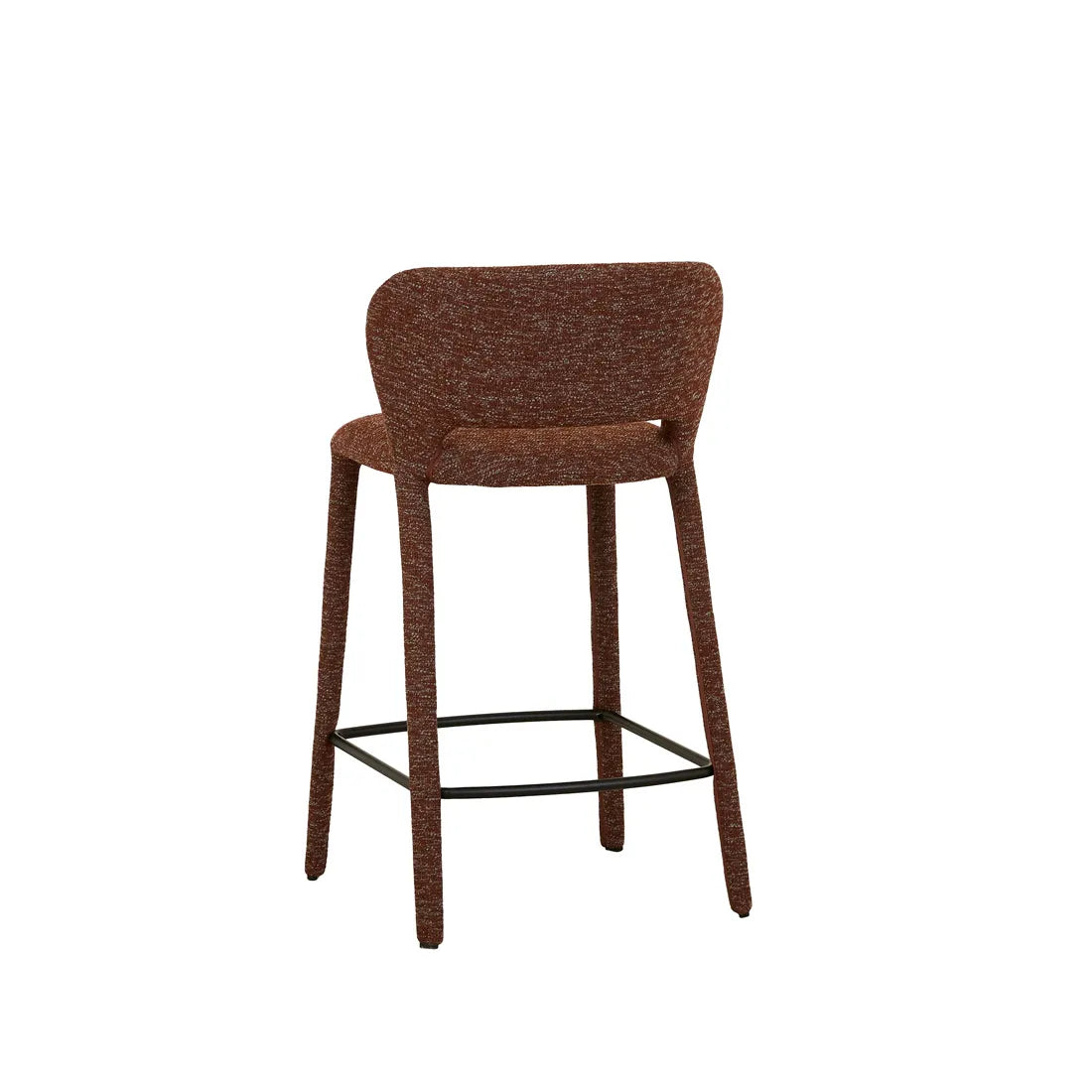 Pila Barstool - Russet - Matt Black