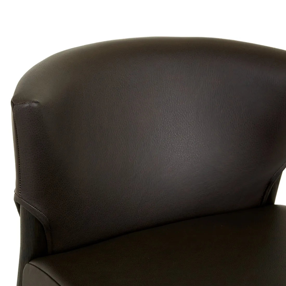 Ronda Barstool - Cigar Leather - Bison Oak