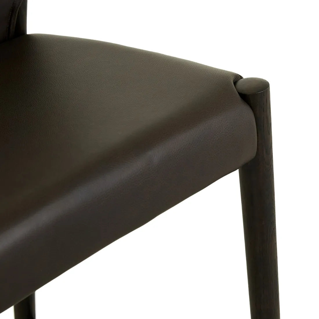 Ronda Barstool - Cigar Leather - Bison Oak