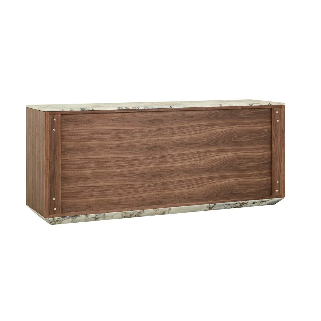 Archie Marble Buffet - Matt Ocean Marble - Walnut