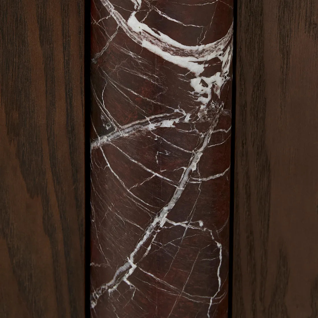 Artie Marble Buffet - Ruby Marble - Tobacco Ash