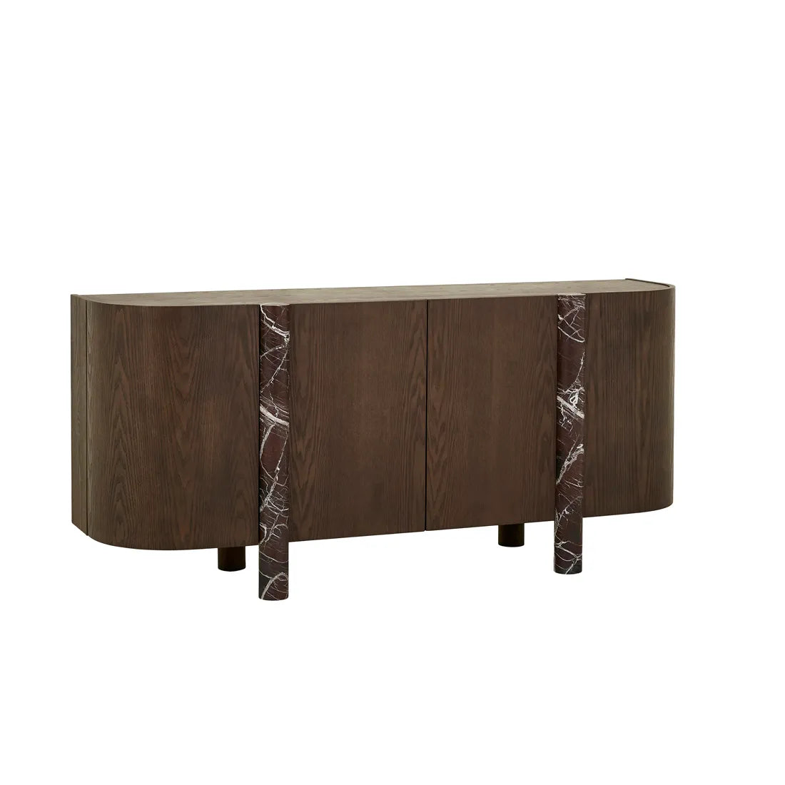 Artie Marble Buffet - Ruby Marble - Tobacco Ash