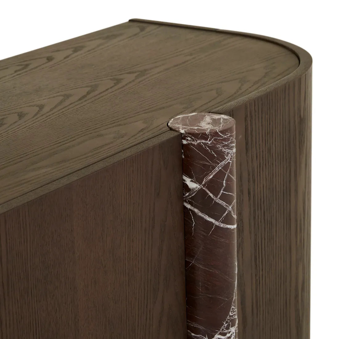 Artie Marble Buffet - Ruby Marble - Tobacco Ash