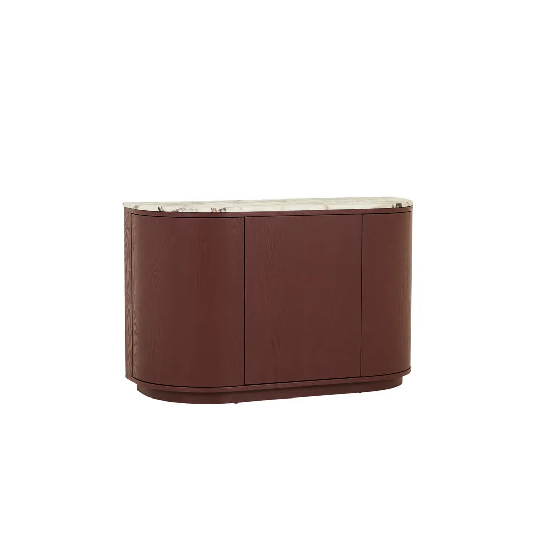 Oberon Crescent Marble Storage Unit - Matt Ocean Marble - Shiraz