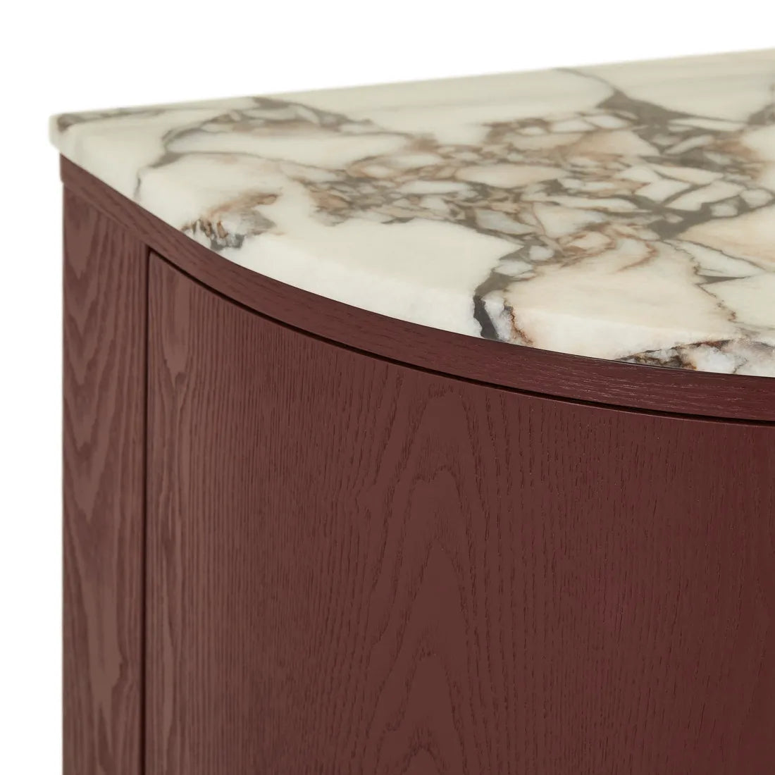 Oberon Crescent Marble Storage Unit - Matt Ocean Marble - Shiraz