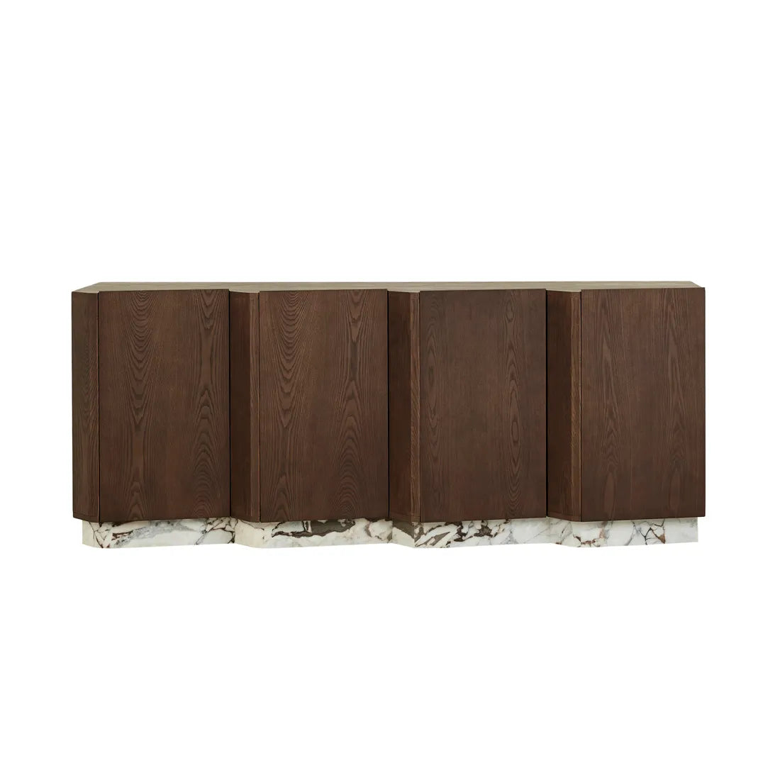 Staccato Marble Buffet - Tobacco Ash - Matt Ocean Marble