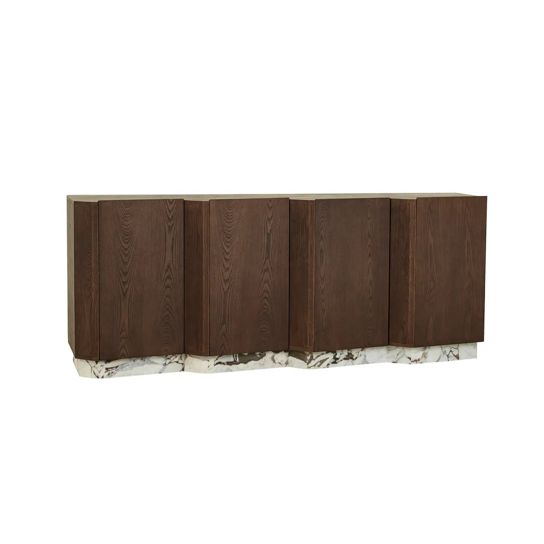 Staccato Marble Buffet - Tobacco Ash - Matt Ocean Marble
