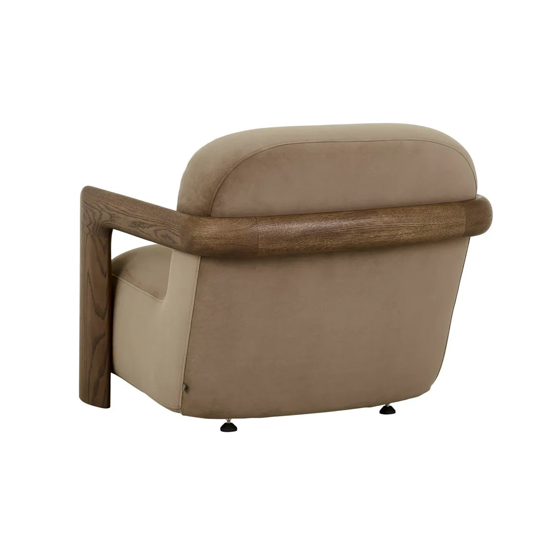 Brixton Occasional Chair - Taupe - Latte Oak