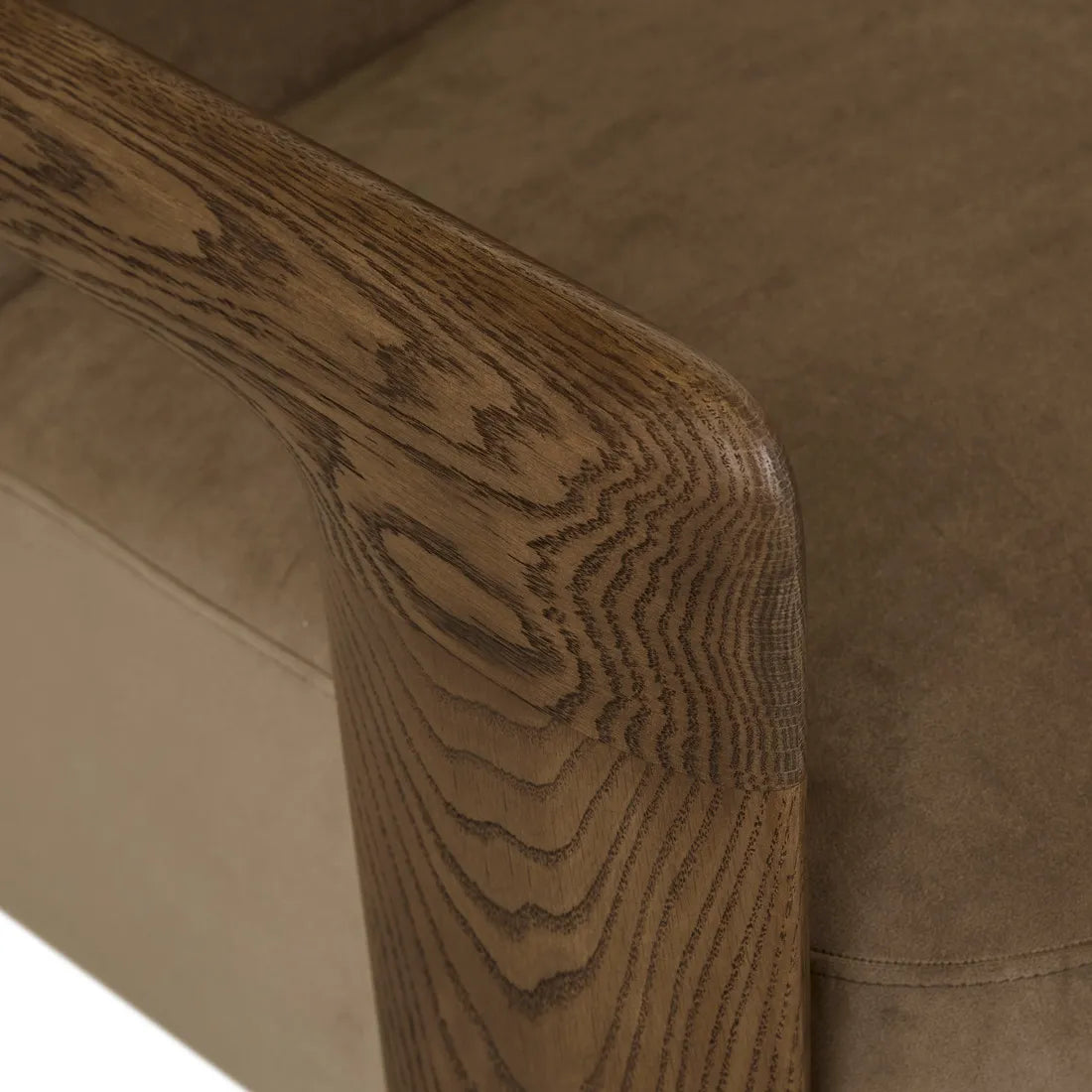 Brixton Occasional Chair - Taupe - Latte Oak