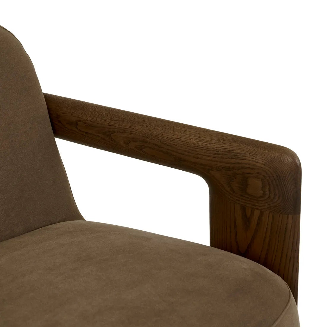 Brixton Occasional Chair - Taupe - Latte Oak