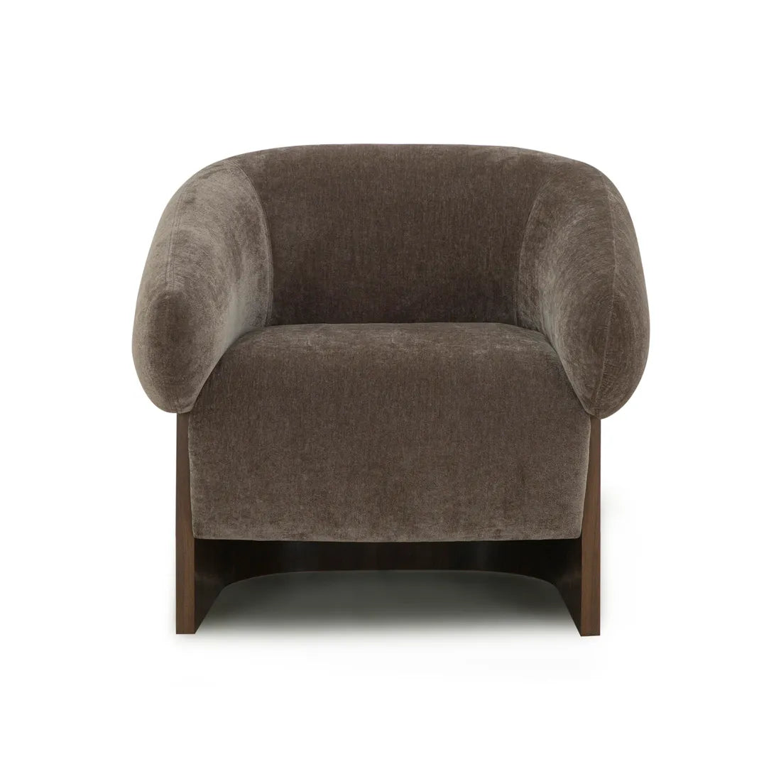 Camino Flint Occasional Chair - Truffle - Walnut Stained