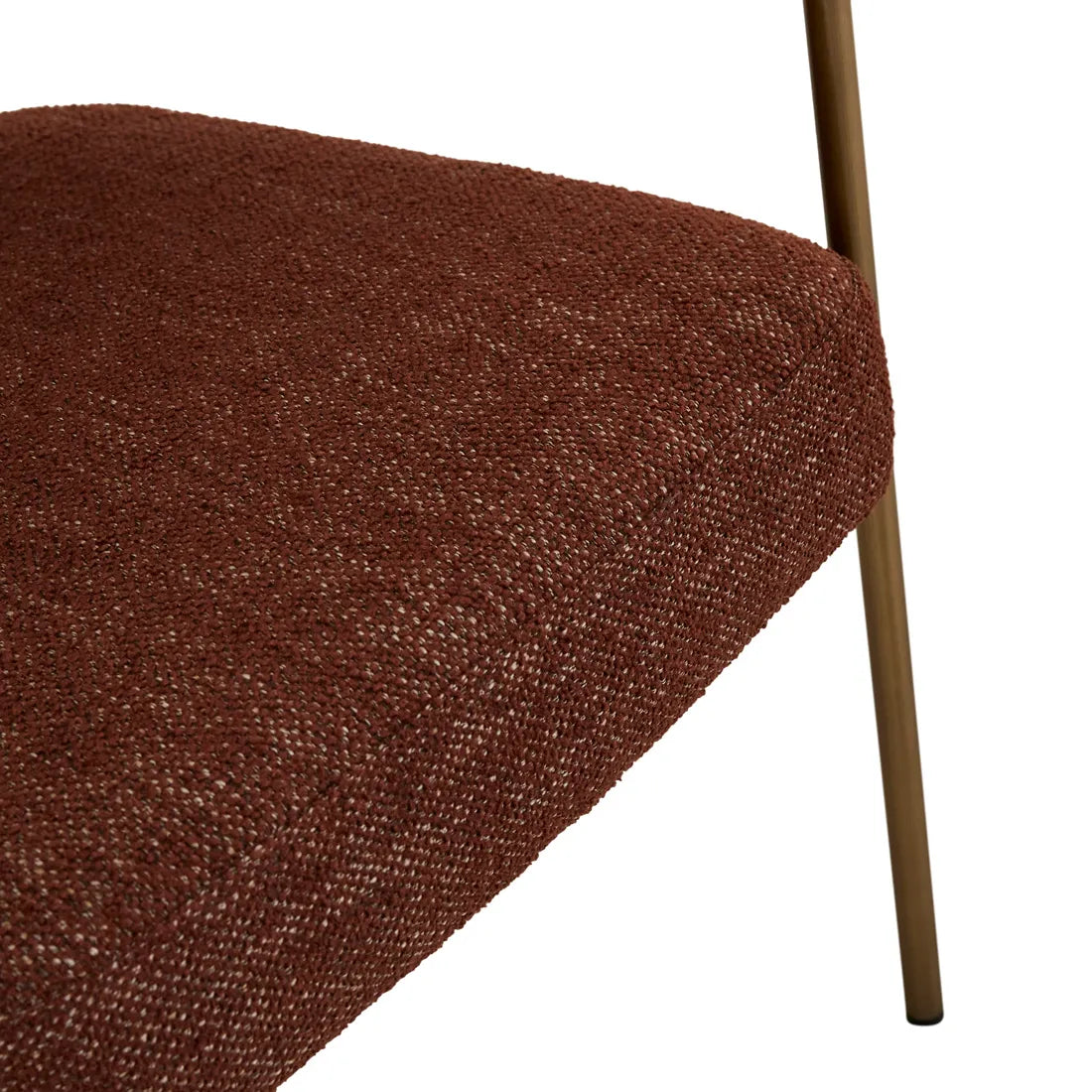 Edmund Dining Armchair - Rosewood - Rum Raisin