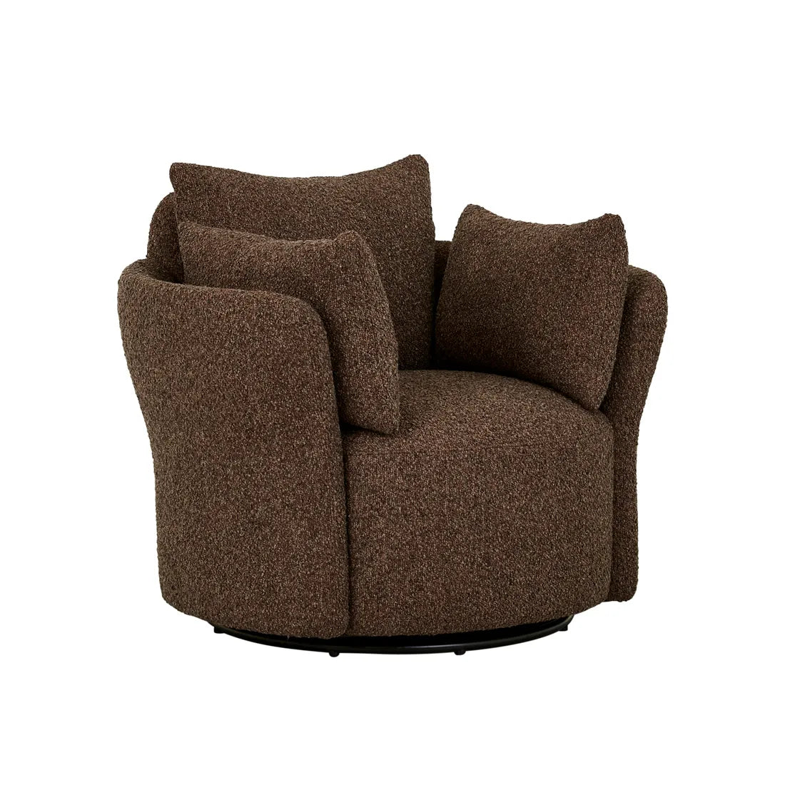 Felix Tub Swivel Occasional Chair - Elm Speckle