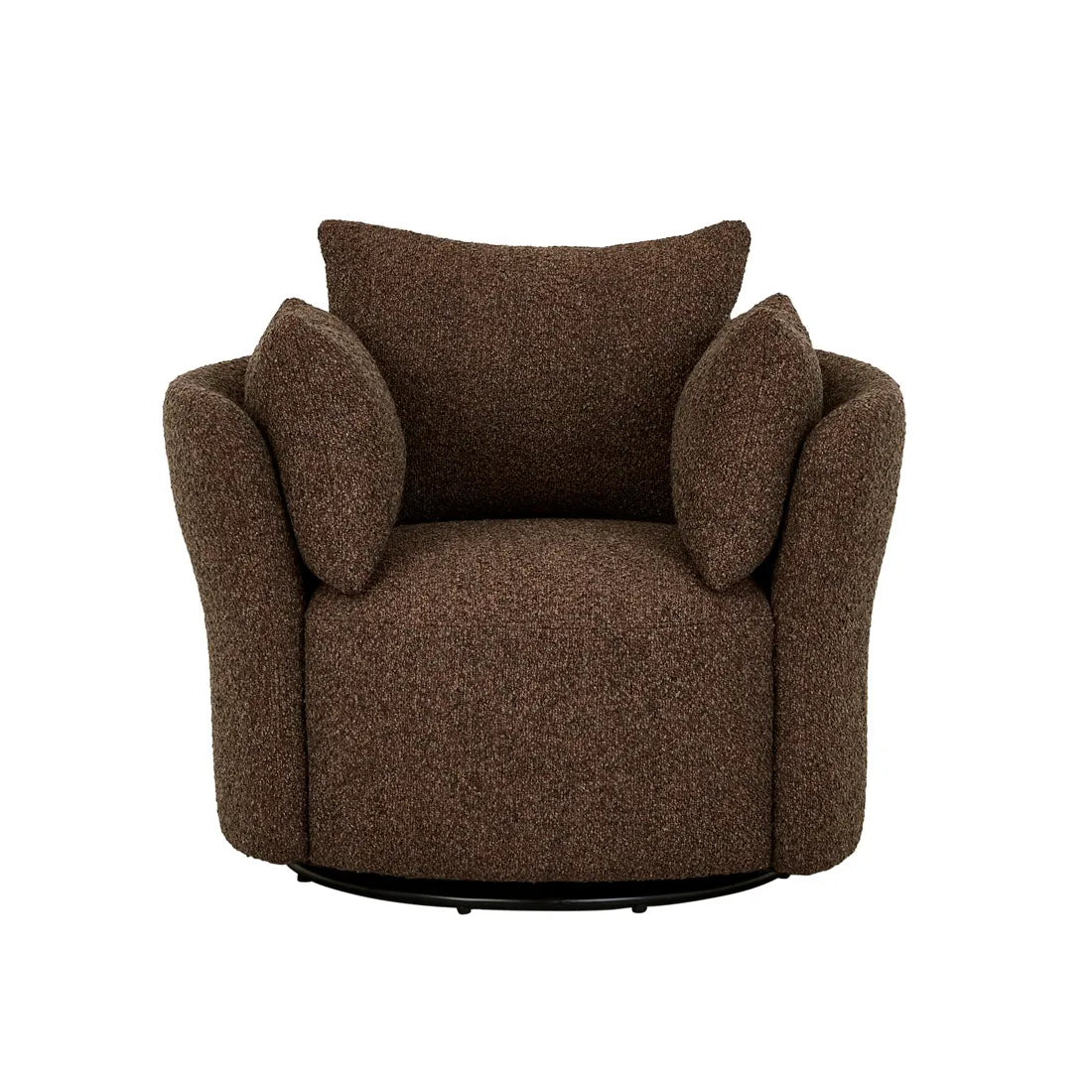 Felix Tub Swivel Occasional Chair - Elm Speckle