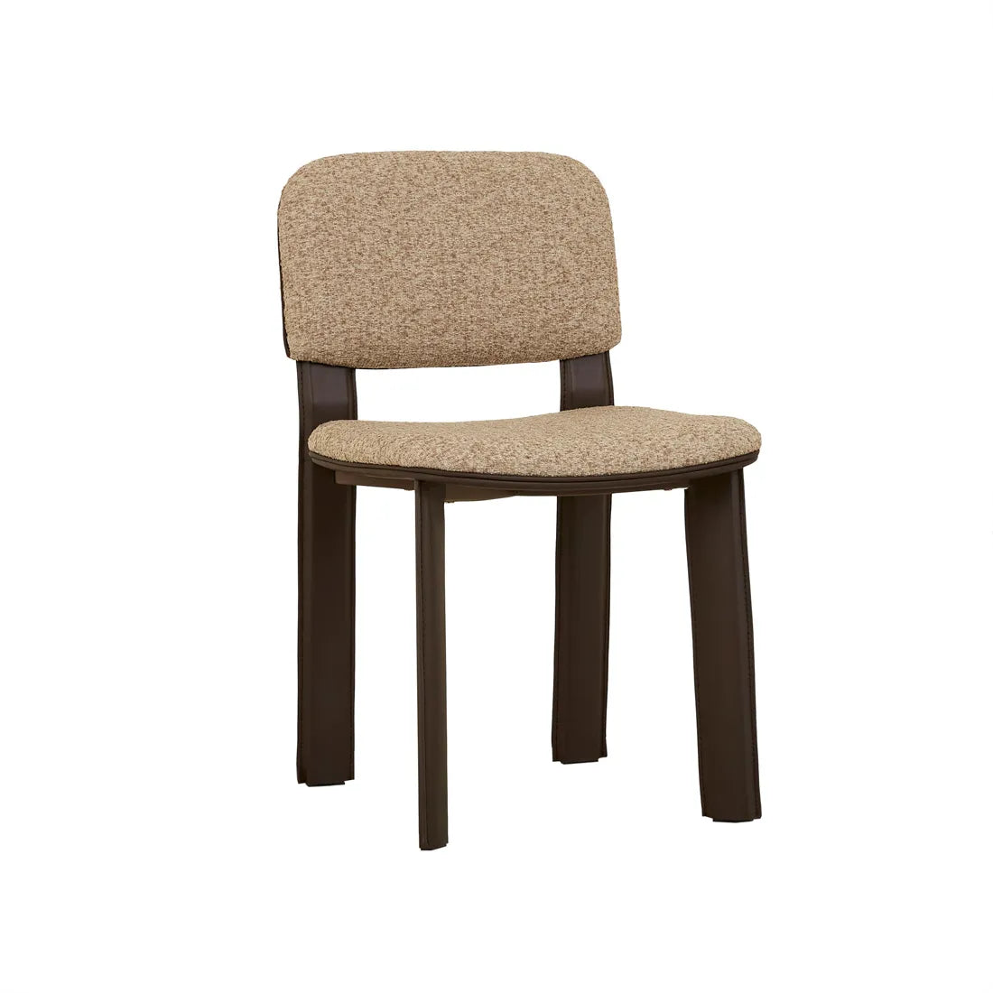 Flatform Dining Chair - Mocha Speckle - Dark Elm