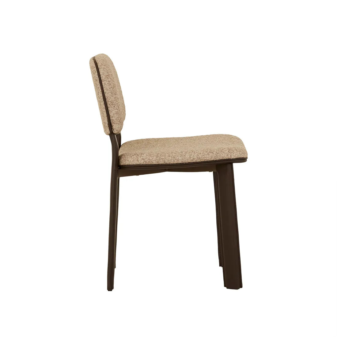 Flatform Dining Chair - Mocha Speckle - Dark Elm