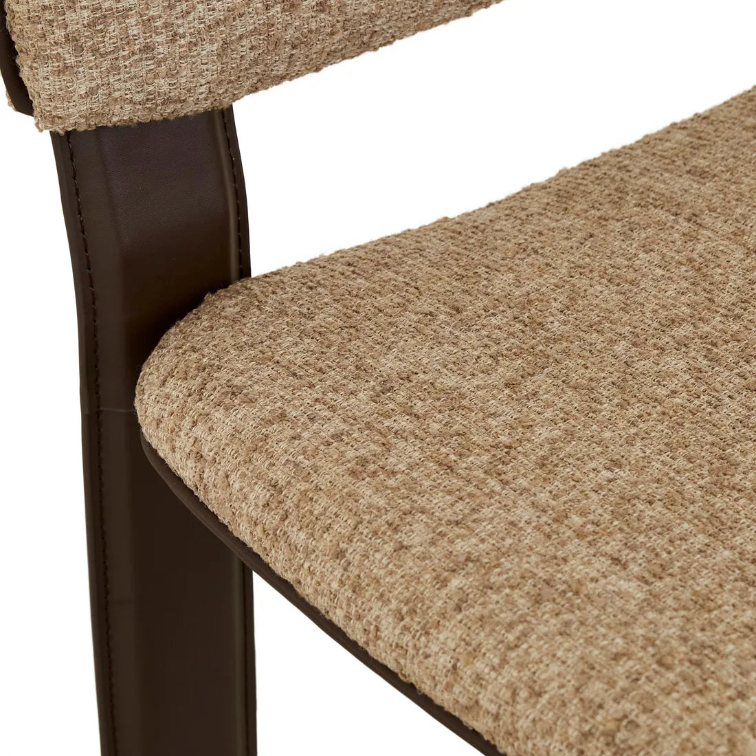 Flatform Dining Chair - Mocha Speckle - Dark Elm
