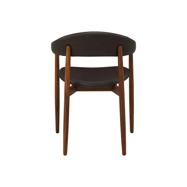 Grange Dining Armchair - Dark Cocoa - Walnut