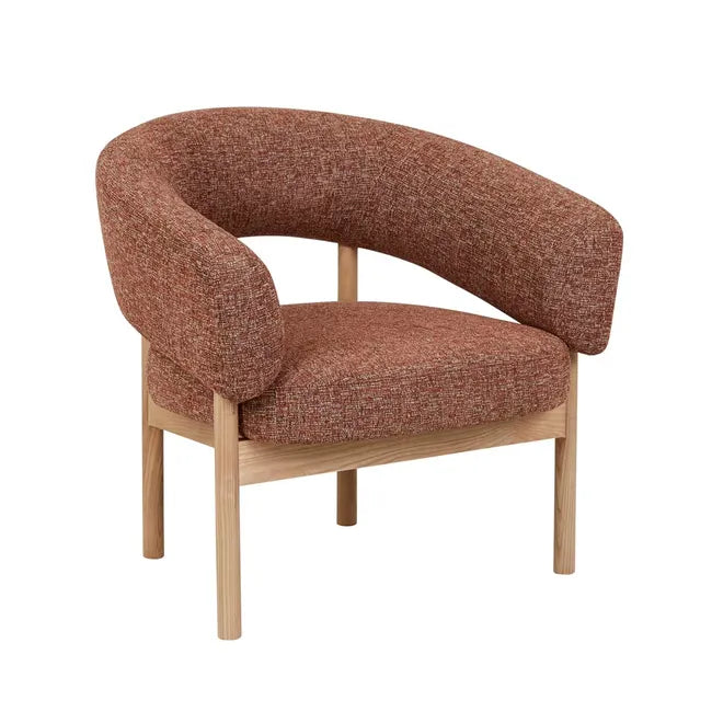 Jenson Occasional Chair - Cinnamon Speckle - Natural Ash