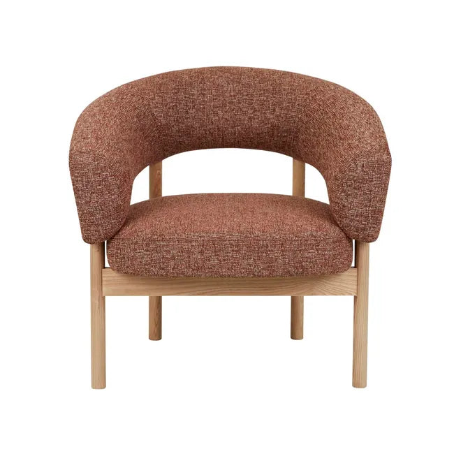 Jenson Occasional Chair - Cinnamon Speckle - Natural Ash