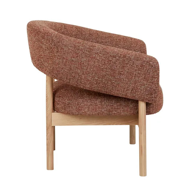 Jenson Occasional Chair - Cinnamon Speckle - Natural Ash