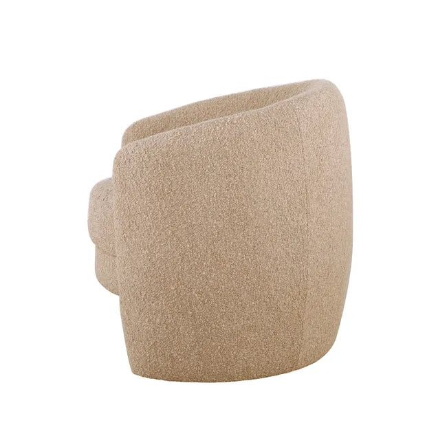 Kennedy Tenner Occasional Chair - Beige Chunky Boucle