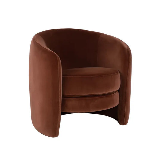 Kennedy Tenner Occasional Chair - Cognac Velvet