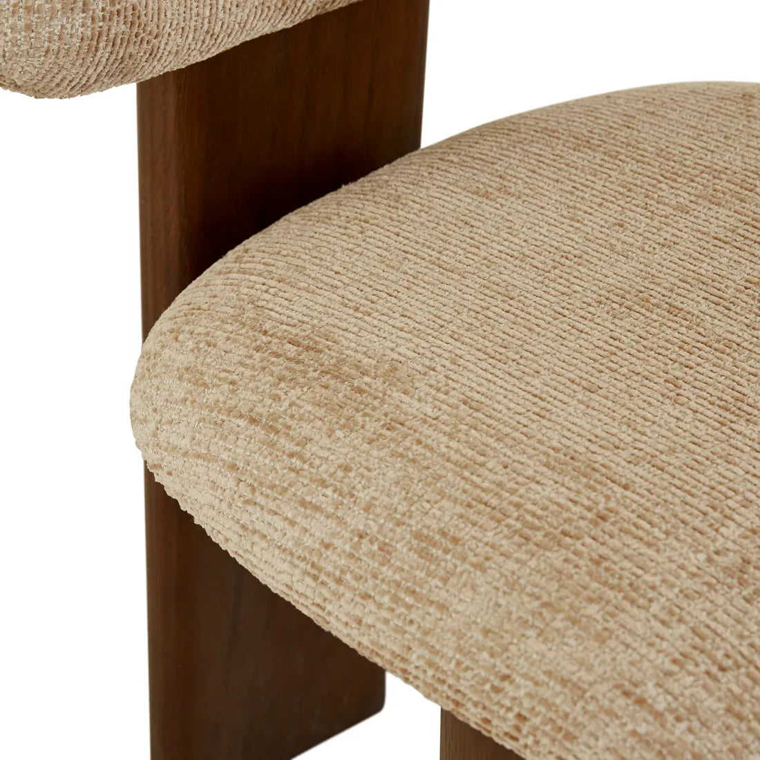 Kora Dining Chair - Amber Weave - Mocha Oak