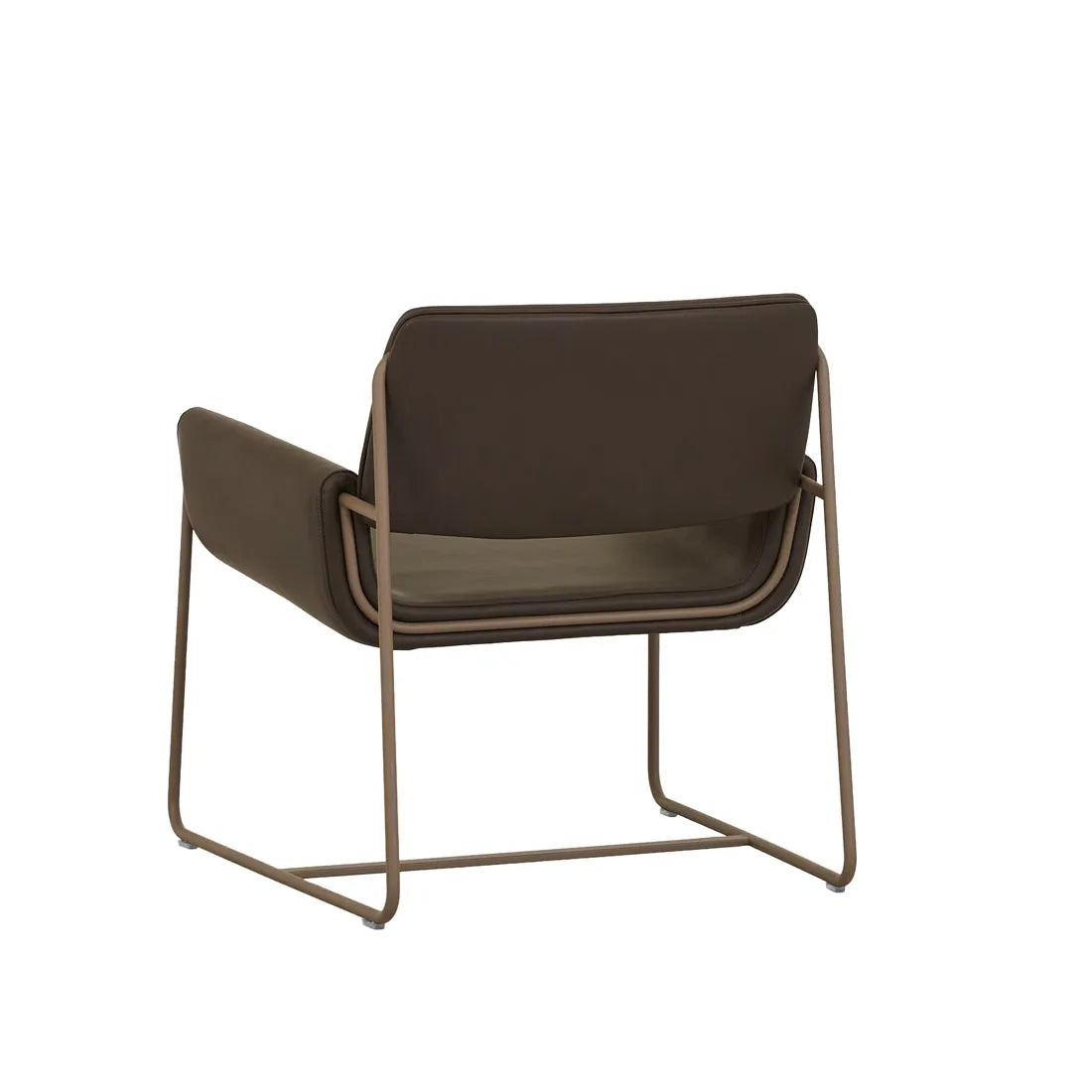Logan Occasional Chair - Dark Elm - Matt Carob
