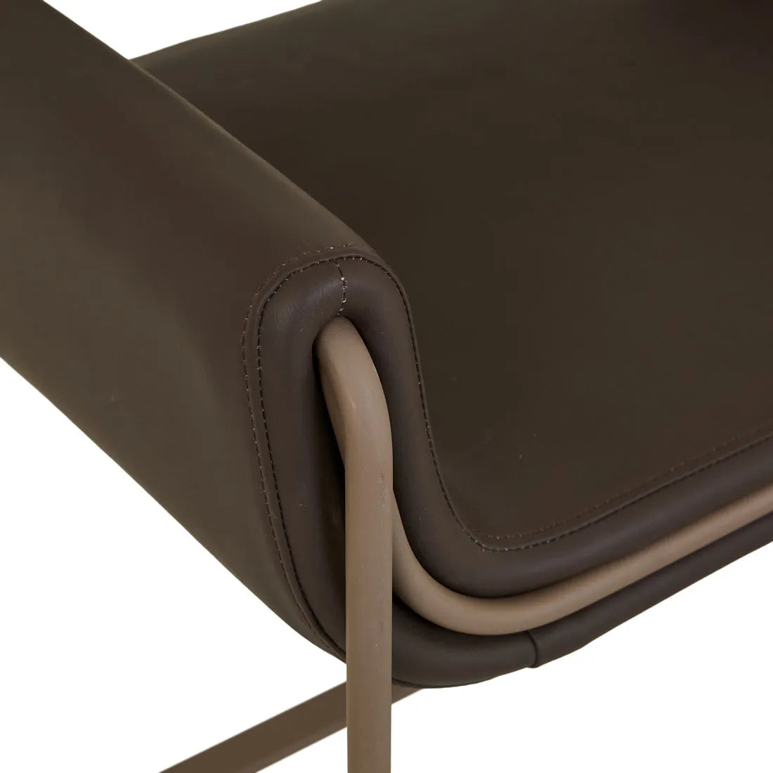 Logan Occasional Chair - Dark Elm - Matt Carob