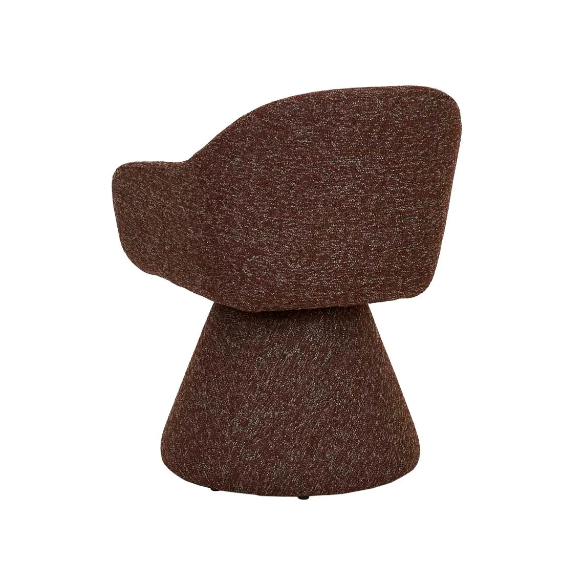Paula Swivel Dining Armchair - Russet