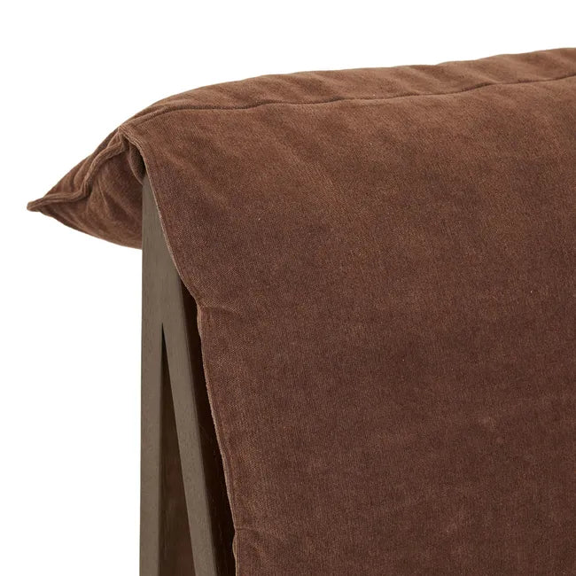 Tolv Cantaloupe Occasional Chair - Russet - Smoked Oak